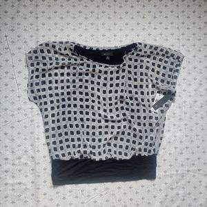 AB Studio- Flowy Cinched Waist Top 🤍